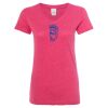 Women’s Glitter V-Neck T-Shirt Thumbnail